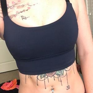 Lululemon navy blue sports bra